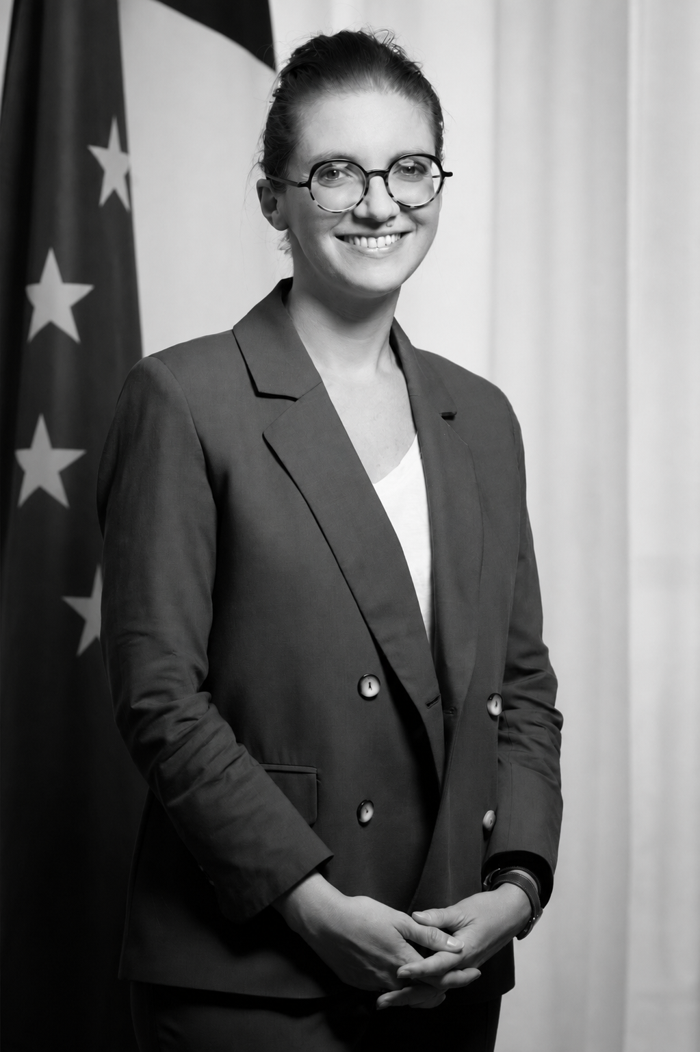 Portrait d'Aurore Bergé.